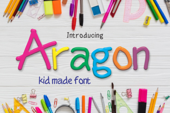 Aragon: A Colorful Display Font for Creative Projects