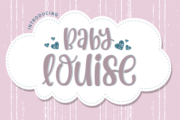 Baby Louise: A Whimsical Display Font for Every Creative Project