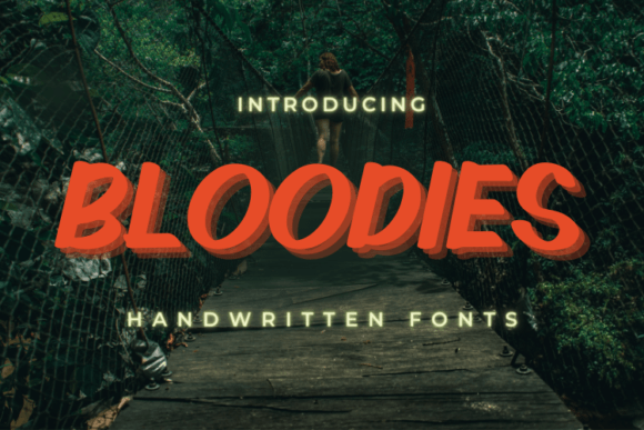 Bloodies: A Trendy Display Font for Modern Creatives