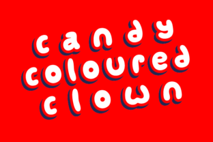 Candy Coloured Clown: A Playful Display Font