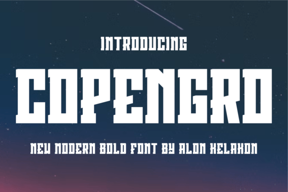 Copengro: A Bold Typeface for Impactful Designs