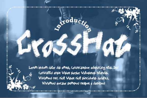 Cross Hat: A Charming Font for Authentic DIY Projects