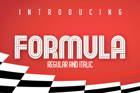 Discover Formula: A Bold Display Typeface