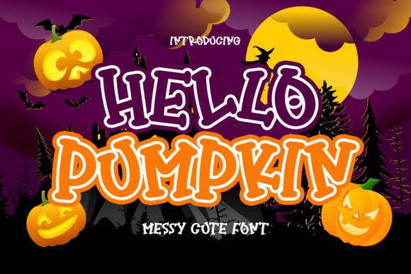 Discover the Playful Charm of Hello Pumpkin Font