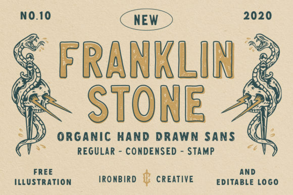 Discovering Franklin Stone: A Vintage Display Typeface