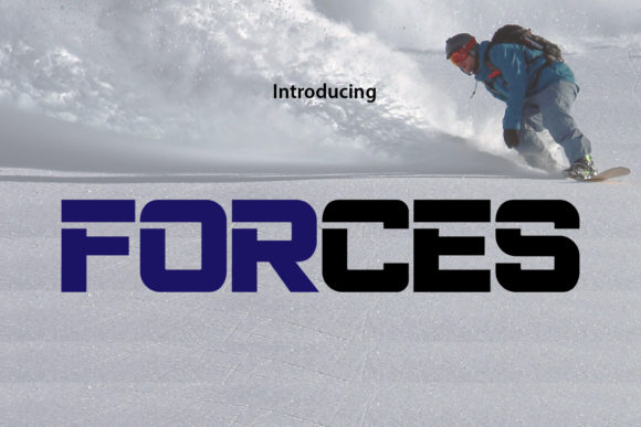 Forces: A Bold Typeface for Commanding Designs