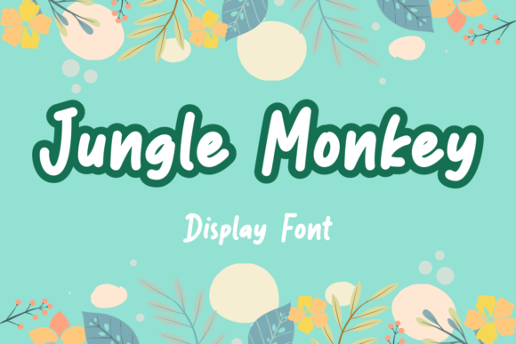 Jungle Monkey: A Sweet and Friendly Display Font