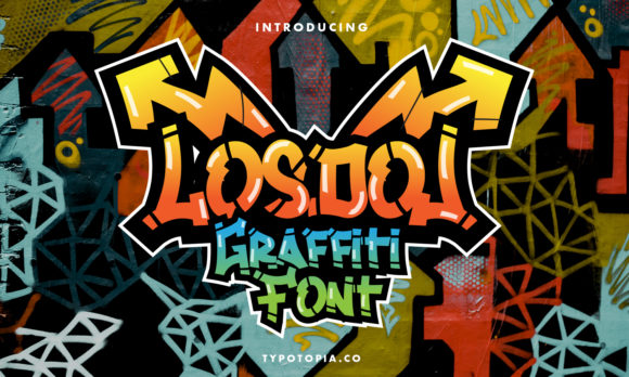 Losdol: A Colorful Graffiti Font for Bold Designs