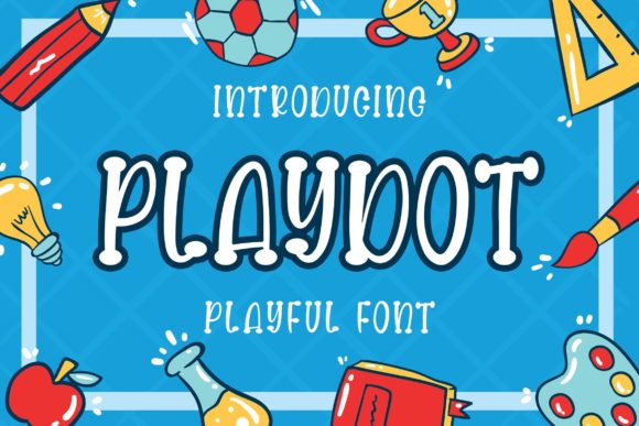 Playdot: A Quirky Display Font for Creative Projects