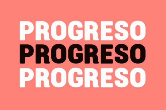 Progreso: A Fresh Sans Serif for Bold Design