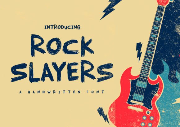 Rock Slayers: Unleash Bold, Whimsical Typography