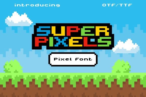 Super Pixels: Your Go-To Font for Retro Game Design