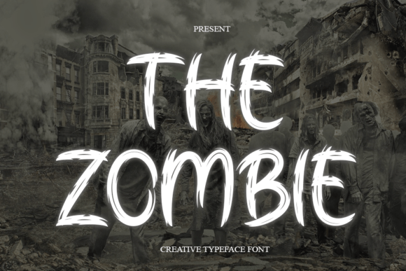 The Zombie: A Cool Modern Brush Font for Creatives