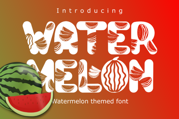 Watermelon: A Bold Display Font for Outstanding Artwork